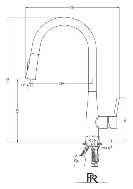 Смеситель Deante Lukrecja BDH 072M - Изображение №2 — Интернет-магазин ПроЗаказ