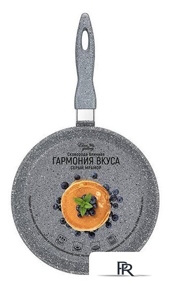 Блинная сковорода Elan Gallery Гармония вкуса 120568 (серый мрамор) - Изображение №4 — Интернет-магазин ПроЗаказ