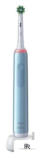 Электрическая зубная щетка Oral-B Pro 3 3000 Cross Action D505.513.3 (голубой) - Изображение №3 — Интернет-магазин ПроЗаказ