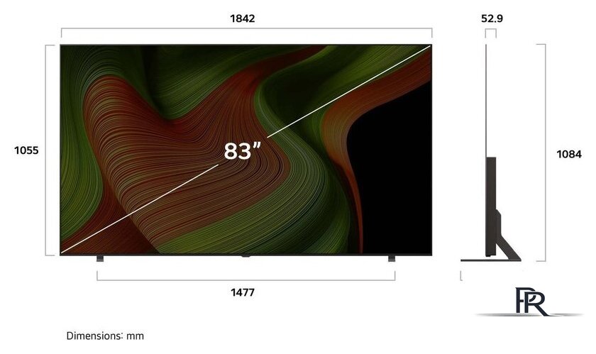 OLED телевизор LG OLED AI B5 OLED83B5RLA - Изображение №4 — Интернет-магазин ПроЗаказ