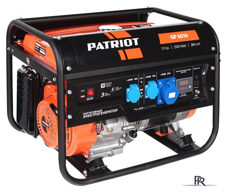 Бензиновый генератор Patriot GP 6510 [474101565] - Изображение №1 — Интернет-магазин ПроЗаказ