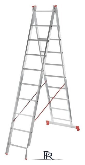 Лестница-стремянка Новая высота NV 222 алюминиевая двухсекционная 2x8 ступеней - Изображение №2 — Интернет-магазин ПроЗаказ