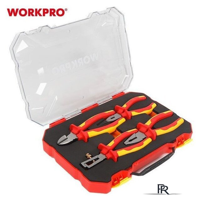Набор пассатижей Workpro WP204703 (4 предмета) - Изображение №2 — Интернет-магазин ПроЗаказ
