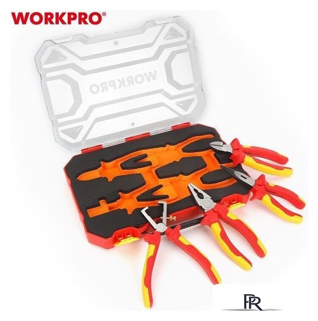 Набор пассатижей Workpro WP204703 (4 предмета) - Изображение №3 — Интернет-магазин ПроЗаказ