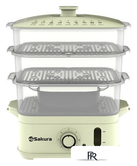 Пароварка Sakura SA-7217W - Изображение №1 — Интернет-магазин ПроЗаказ