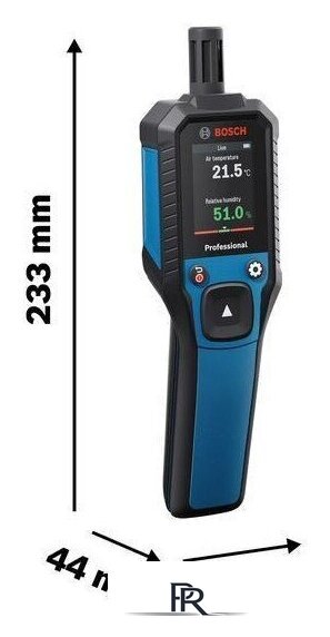Термогигрометр Bosch GDH 1-17 Professional 0601078400 - Изображение №2 — Интернет-магазин ПроЗаказ