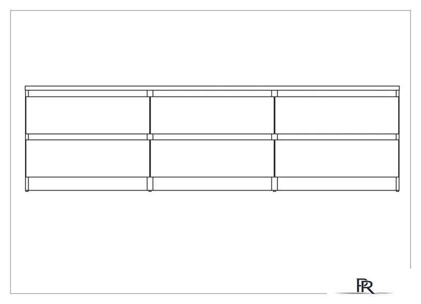 Тумба Mio Tesoro Кастор 6 ящиков 2.03.03.110.3 (дуб сонома) - Изображение №5 — Интернет-магазин ПроЗаказ