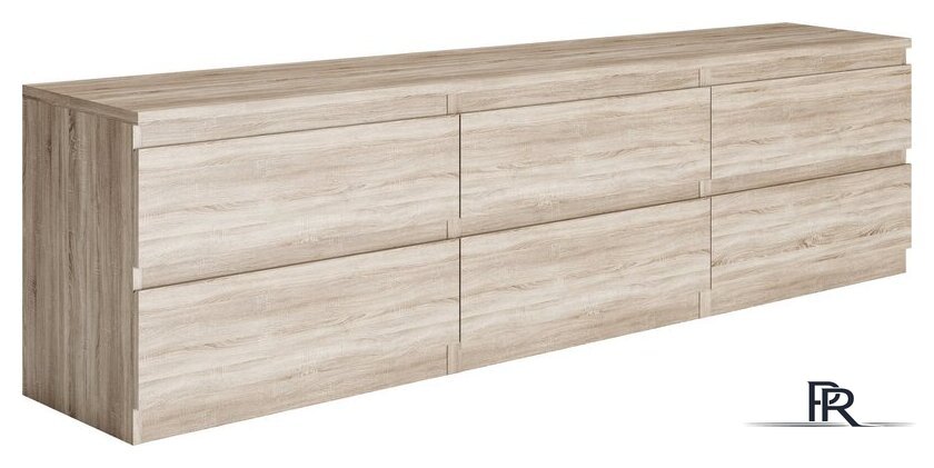 Тумба Mio Tesoro Кастор 6 ящиков 2.03.03.110.3 (дуб сонома) - Изображение №1 — Интернет-магазин ПроЗаказ