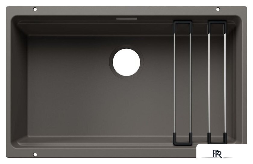 Кухонная мойка Blanco Etagon 700-U Coloured Components 527763 (вулканический серый) - Изображение №1 — Интернет-магазин ПроЗаказ