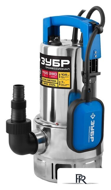 Дренажный насос Зубр НПГ-Т3-1100-С - Изображение №5 — Интернет-магазин ПроЗаказ