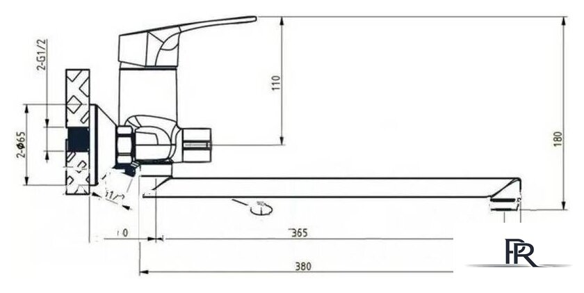 Смеситель Voda Lucky LY 31 - Изображение №2 — Интернет-магазин ПроЗаказ