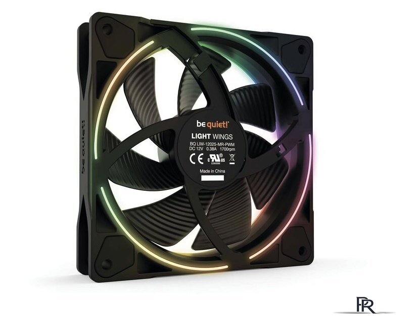 Комплект вентиляторов для корпуса с контроллером be quiet! Light Wings 120mm PWM Triple Pack BL076 - Изображение №4 — Интернет-магазин ПроЗаказ