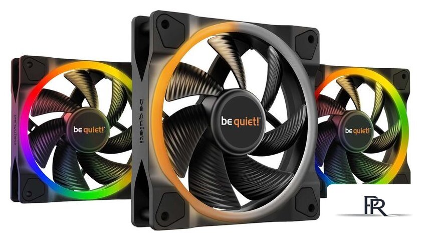 Комплект вентиляторов для корпуса с контроллером be quiet! Light Wings 120mm PWM Triple Pack BL076 - Изображение №1 — Интернет-магазин ПроЗаказ