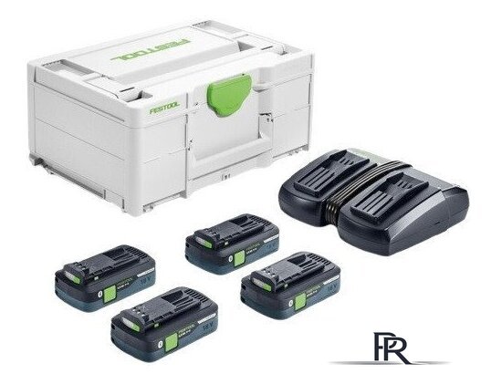 Аккумулятор с зарядным устройством Festool 577104 (18В/4x4 Ач + 18В) - Изображение №1 — Интернет-магазин ПроЗаказ