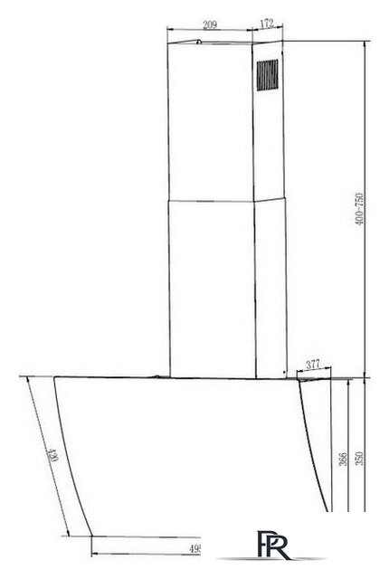Кухонная вытяжка Elikor Wave 50 WH - Изображение №9 — Интернет-магазин ПроЗаказ