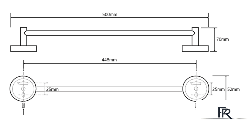 Держатель для полотенца Bemeta Trend-I 104104028C - Изображение №2 — Интернет-магазин ПроЗаказ