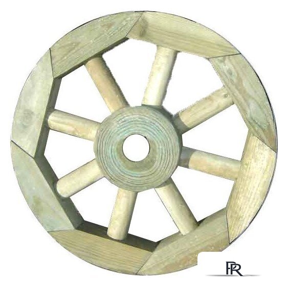 Украшение для сада Массив-Древ Колесо телеги D700 - Изображение №1 — Интернет-магазин ПроЗаказ