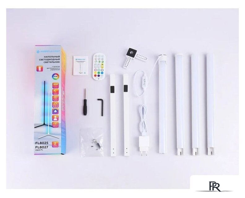 Торшер Ambrella light FL8025 WH (белый) - Изображение №2 — Интернет-магазин ПроЗаказ