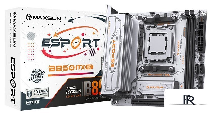 Материнская плата Maxsun eSport B850ITX WiFi Ice - Изображение №2 — Интернет-магазин ПроЗаказ