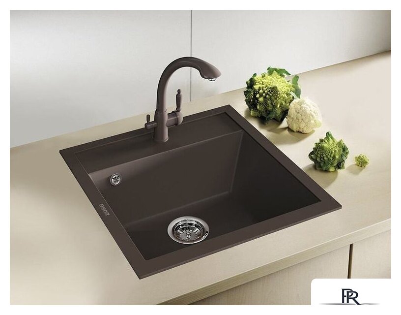 Кухонная мойка ZorG Como 51 (черный опал) - Изображение №3 — Интернет-магазин ПроЗаказ
