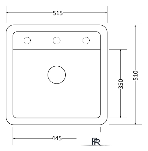 Кухонная мойка ZorG Como 51 (черный опал) - Изображение №2 — Интернет-магазин ПроЗаказ