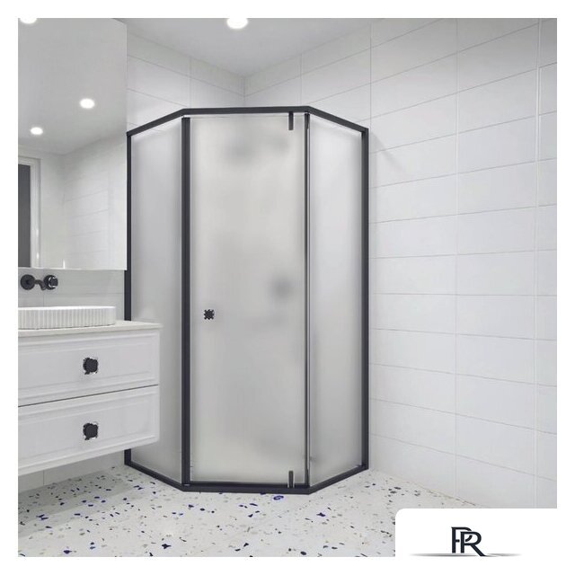Душевой уголок RGW HO-088B 350608899-24 (черный/матовое стекло) - Изображение №4 — Интернет-магазин ПроЗаказ