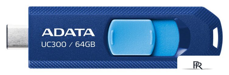 USB Flash ADATA UC300 64GB (синий/голубой) - Изображение №1 — Интернет-магазин ПроЗаказ