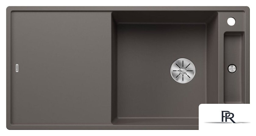 Кухонная мойка Blanco Axia III XL 6 S 527234 (разделочная доска из стекла, вулканический серый) - Изображение №1 — Интернет-магазин ПроЗаказ