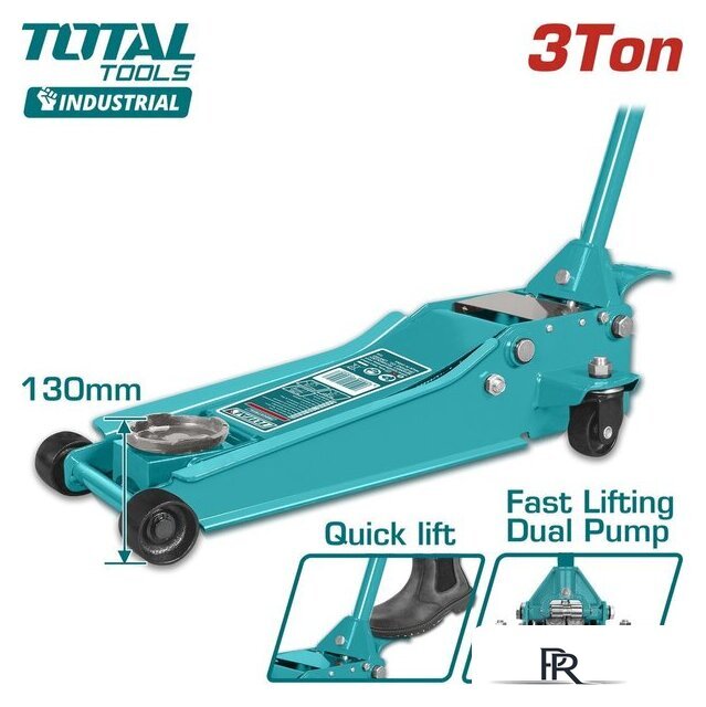 Подкатной домкрат Total THT108313 3т - Изображение №1 — Интернет-магазин ПроЗаказ