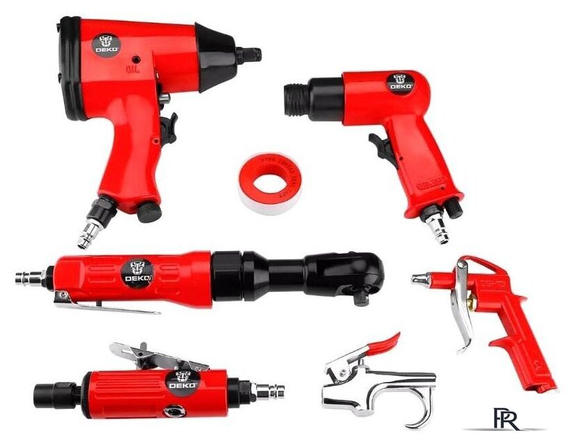 Пневмошлифмашина Deko DKPT61 Set 61 - Изображение №2 — Интернет-магазин ПроЗаказ