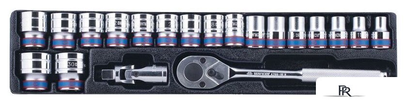 Набор трещотка с головками King Tony 9-4319MR (20 предметов) - Изображение №1 — Интернет-магазин ПроЗаказ