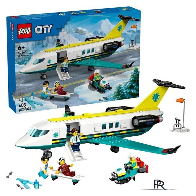 Конструктор LEGO City 60465 Самолет скорой помощи - Изображение №1 — Интернет-магазин ПроЗаказ