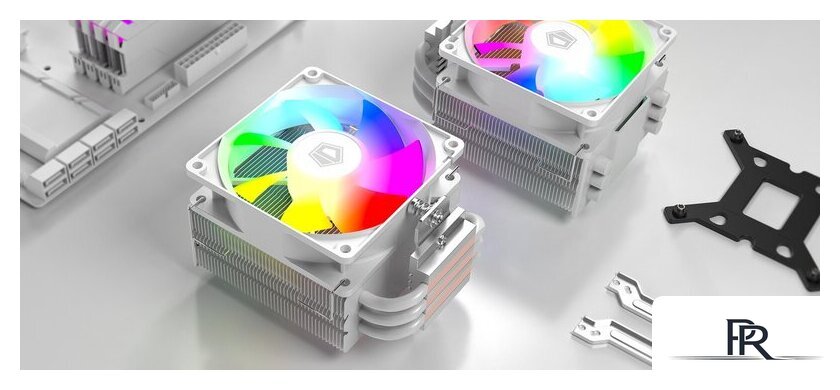 Кулер для процессора ID-Cooling SE-903-XT ARGB (белый) - Изображение №8 — Интернет-магазин ПроЗаказ