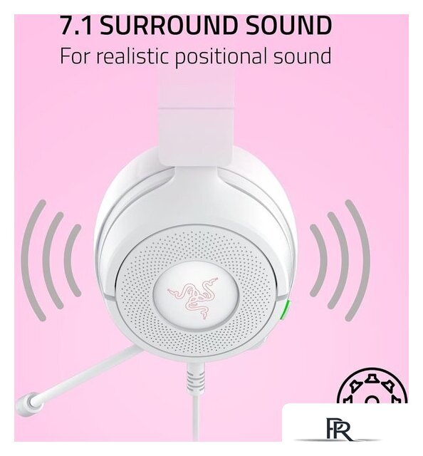 Наушники Razer Kraken Kitty V3 X Pro (белый) - Изображение №6 — Интернет-магазин ПроЗаказ