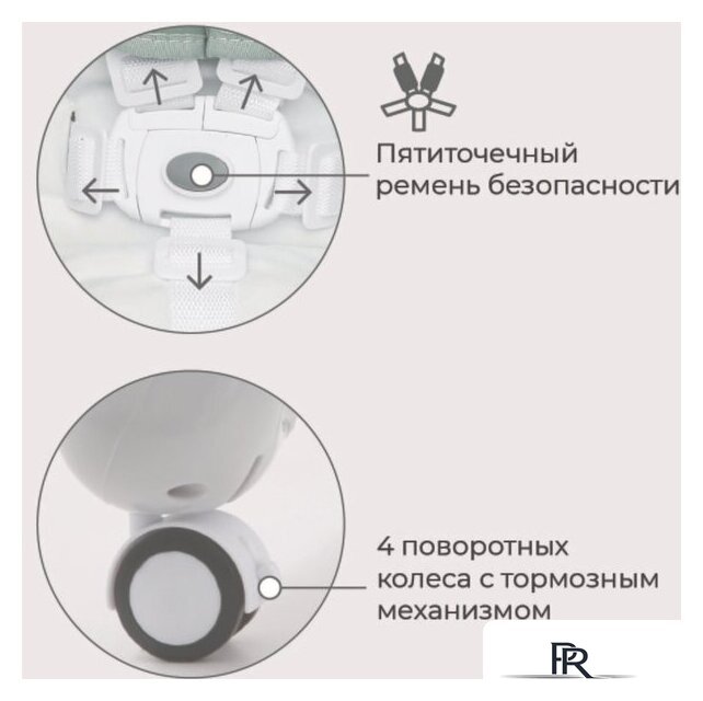 Высокий стульчик Rant Cream RH302 (ocean green) - Изображение №17 — Интернет-магазин ПроЗаказ
