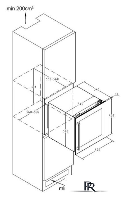Винный шкаф Kluge KCW3602B - Изображение №4 — Интернет-магазин ПроЗаказ