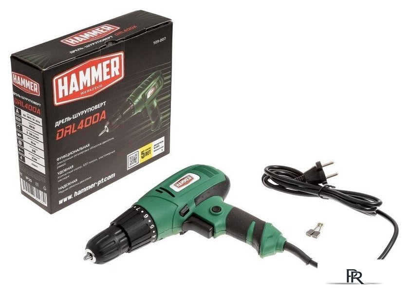 Дрель-шуруповерт Hammer DRL400A - Изображение №11 — Интернет-магазин ПроЗаказ