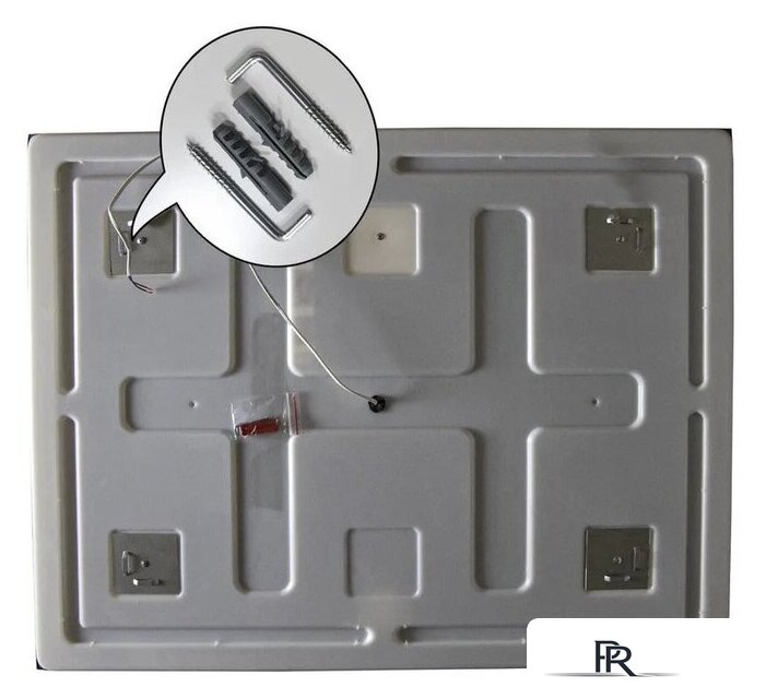  Пекам Зеркало Greta 100x60 greta-100x60spcl (с подогревом, подсветкой, сенсором на прикосновение и часами) - Изображение №17 — Интернет-магазин ПроЗаказ