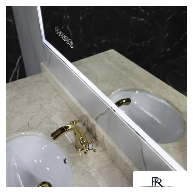  Пекам Зеркало Greta 100x60 greta-100x60spcl (с подогревом, подсветкой, сенсором на прикосновение и часами) - Изображение №9 — Интернет-магазин ПроЗаказ