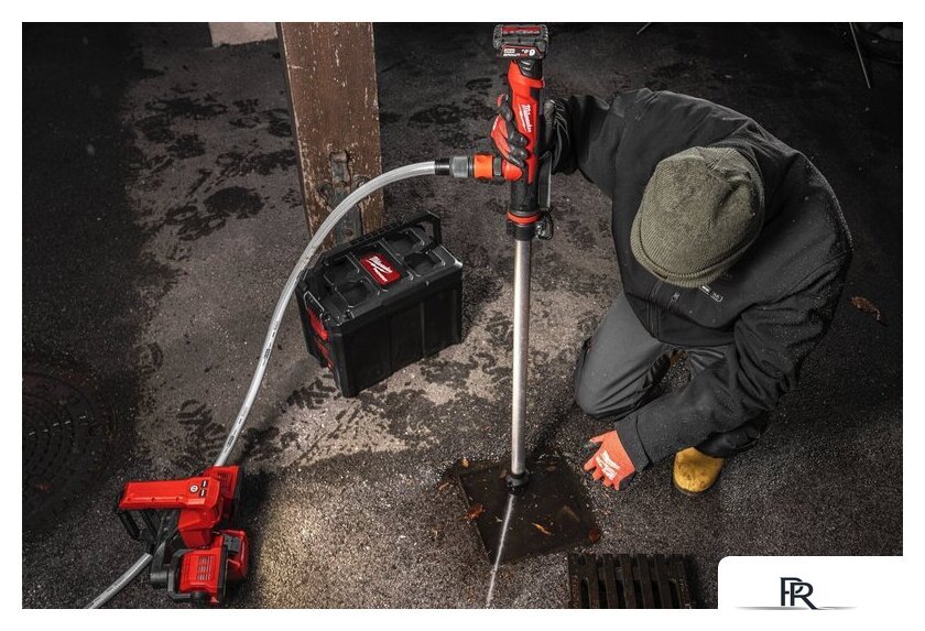 Дренажный насос Milwaukee M12 BSWP-601 4933479640 (с 1-им АКБ) - Изображение №6 — Интернет-магазин ПроЗаказ