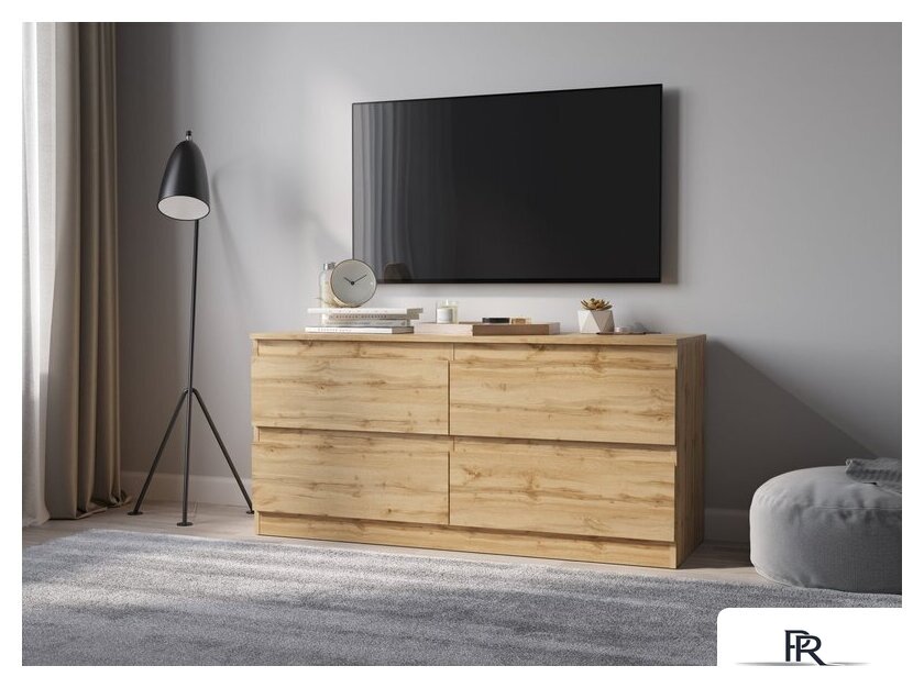 Комод НК-Мебель Stern ТВ-4Я 127 72677947 (дуб вотан) - Изображение №3 — Интернет-магазин ПроЗаказ