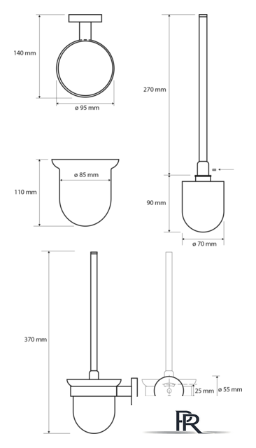 Ершик для унитаза Bemeta White 104113014 - Изображение №2 — Интернет-магазин ПроЗаказ