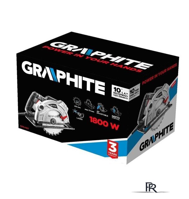 Дисковая (циркулярная) пила GRAPHITE 58G493 - Изображение №4 — Интернет-магазин ПроЗаказ