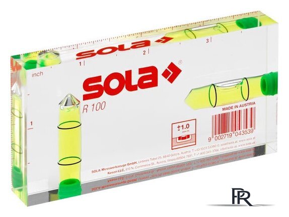 Уровень строительный Sola R 100 - Изображение №1 — Интернет-магазин ПроЗаказ