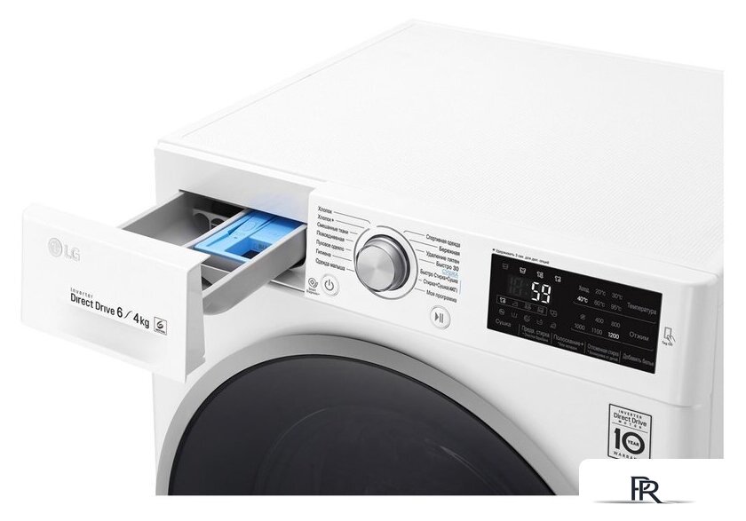 Стирально-сушильная машина LG F2J6NM1W - Изображение №5 — Интернет-магазин ПроЗаказ
