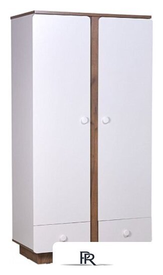 Шкаф распашной Polini Kids Ameli 4010 с ящиками 0002763.174 (белый/дуб крафт золотой) - Изображение №1 — Интернет-магазин ПроЗаказ