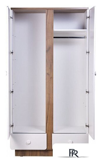 Шкаф распашной Polini Kids Ameli 4010 с ящиками 0002763.174 (белый/дуб крафт золотой) - Изображение №7 — Интернет-магазин ПроЗаказ