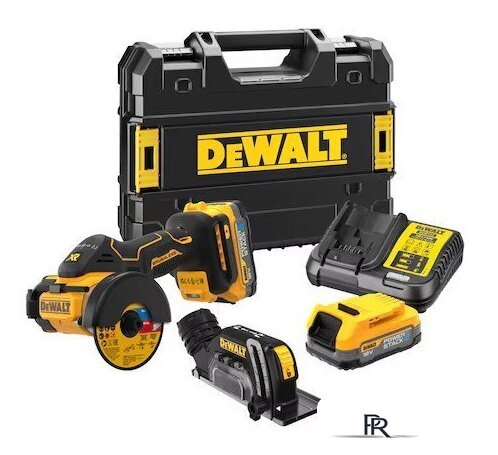 Монтажная (отрезная) пила DeWalt DCS438E2T (с 2-мя АКБ, кейс) - Изображение №1 — Интернет-магазин ПроЗаказ
