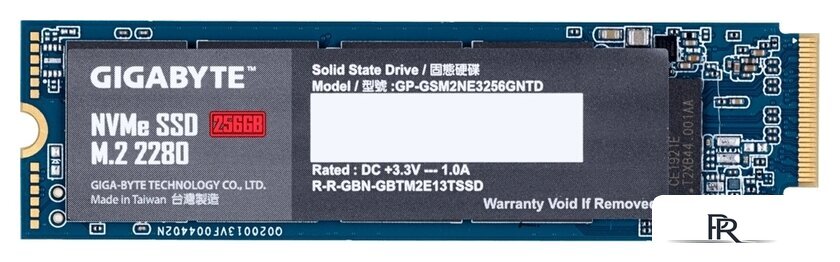 SSD Gigabyte NVMe 256GB GP-GSM2NE3256GNTD - Изображение №1 — Интернет-магазин ПроЗаказ