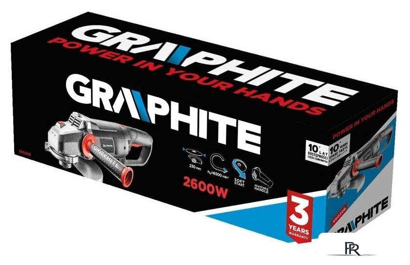Угловая шлифмашина GRAPHITE 59G208 - Изображение №3 — Интернет-магазин ПроЗаказ